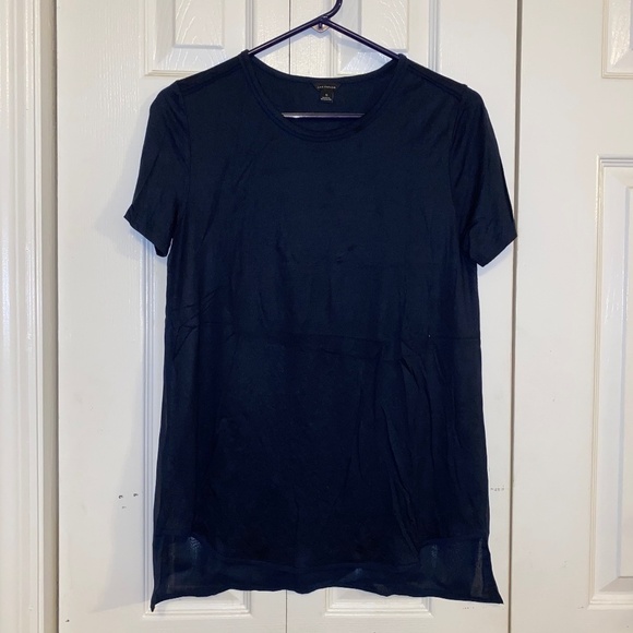 Ann Taylor size small navy blue top excellent condition - Picture 1 of 6